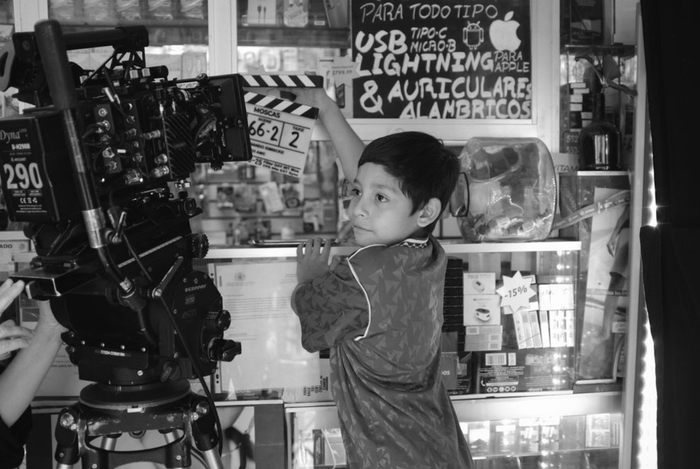 Imágenes del detrás de cámaras de Moscas. Cortesía: MUBI.